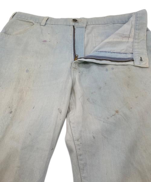LEVI'S（リーバイス）LEVI'S (リーバイス) 【古着】70’Sフレアパンツ ヴィンテージ ペイント75年代　シロタブ　520 USA製 スカイブルー サイズ:W36 L34の古着・服飾アイテム