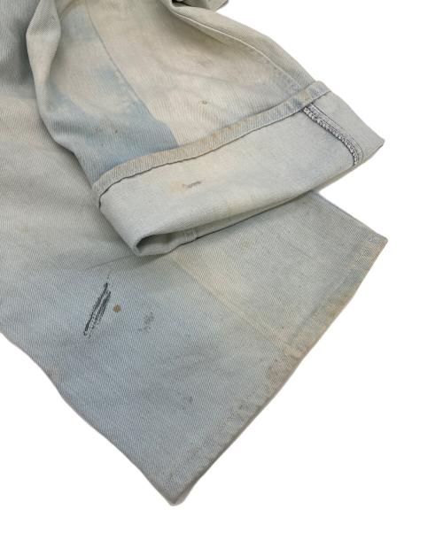 LEVI'S（リーバイス）LEVI'S (リーバイス) 【古着】70’Sフレアパンツ ヴィンテージ ペイント75年代　シロタブ　520 USA製 スカイブルー サイズ:W36 L34の古着・服飾アイテム