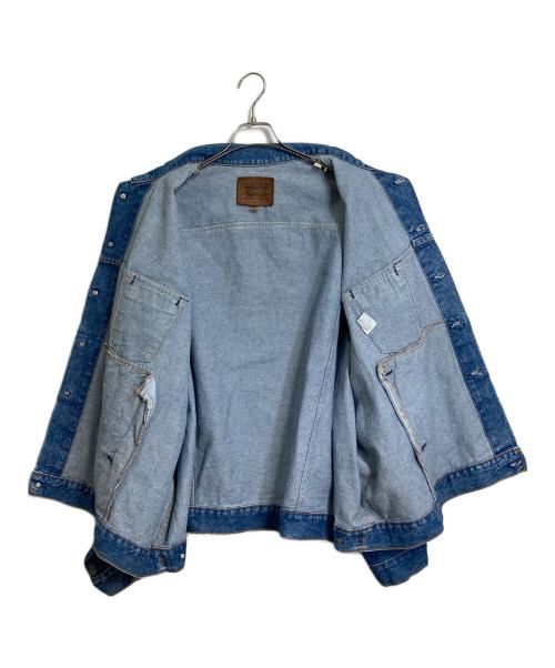 LEVI'S（リーバイス）LEVI'S (リーバイス) 【古着】80’S 4thワイドデニムジャケット レザータブ　 USA製 80年代 88年4月 インディゴ サイズ:XXXLの古着・服飾アイテム