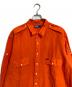 POLO RALPH LAUREN (ポロ・ラルフローレン) 【古着】リネンシルクシャツ オレンジ サイズ:2XL：9000円