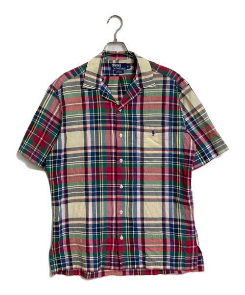 POLO RALPH LAUREN（ポロ・ラルフローレン）POLO RALPH LAUREN (ポロ・ラルフローレン) 【古着】半袖シャツ　チェックシャツ　CALDWELL トリコロールカラー サイズ:Mの古着・服飾アイテム