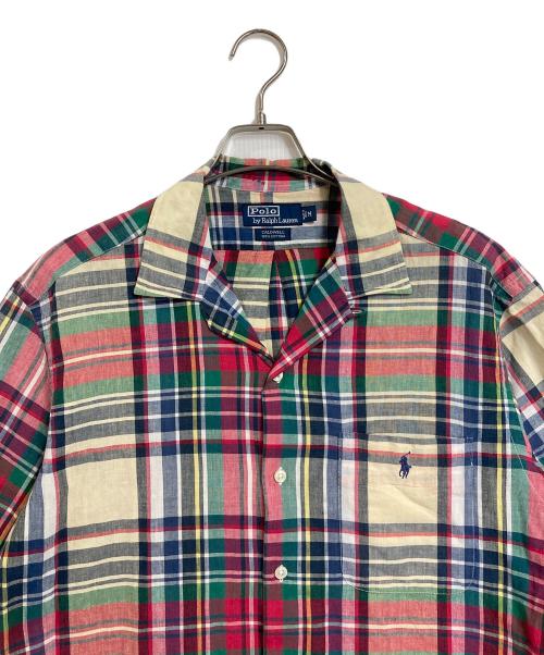 POLO RALPH LAUREN（ポロ・ラルフローレン）POLO RALPH LAUREN (ポロ・ラルフローレン) 【古着】半袖シャツ　チェックシャツ　CALDWELL トリコロールカラー サイズ:Mの古着・服飾アイテム