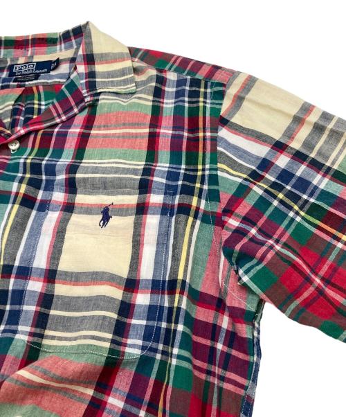 POLO RALPH LAUREN（ポロ・ラルフローレン）POLO RALPH LAUREN (ポロ・ラルフローレン) 【古着】半袖シャツ　チェックシャツ　CALDWELL トリコロールカラー サイズ:Mの古着・服飾アイテム