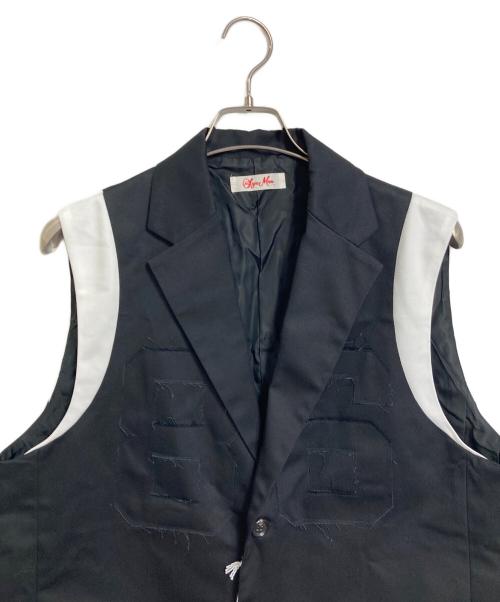 SYUMAN.（シュウマン）SYUMAN. (シュウマン) NUMBERING NO SLEEVE JKT ブラック サイズ:2の古着・服飾アイテム