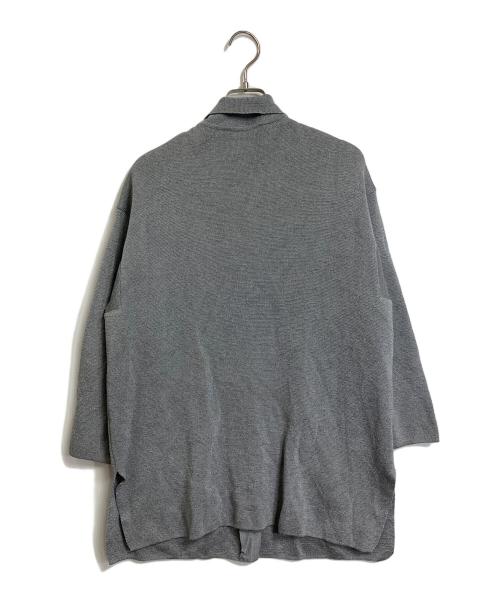 Salvatore Ferragamo（サルヴァトーレ フェラガモ）Salvatore Ferragamo (サルヴァトーレ フェラガモ) ポケットカーディガン　 グレー サイズ:Mの古着・服飾アイテム