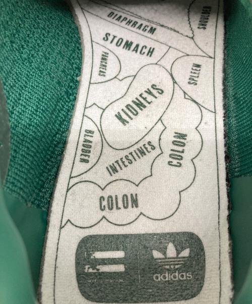 adidas（アディダス）adidas (アディダス) Pharrell Williams (ファレルウィリアムス) スーパースター プライムニット　Superstar Primeknit 　ローカットスニーカー グリーン サイズ:28cmの古着・服飾アイテム