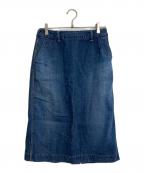 45rpm45アールピーエム）の古着「45rpm カチン3000チンツバチ比女スカート　デニムスカート」｜ブルー
