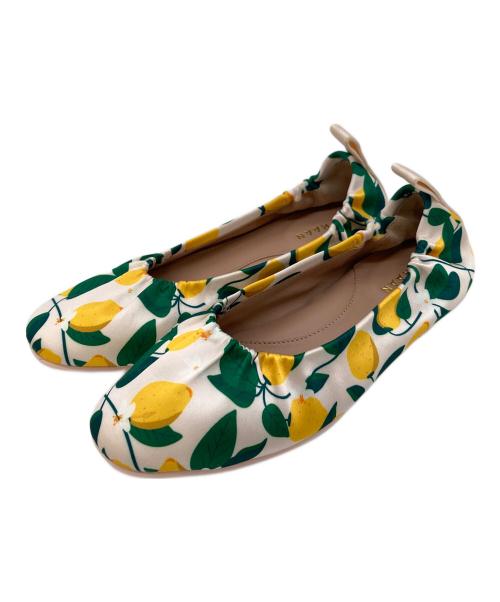 COLE HAAN（コールハーン）COLE HAAN (コールハーン) ヨークソフトバレエシューズ　フルーツ柄 マルチカラー サイズ:6 B(細め)の古着・服飾アイテム