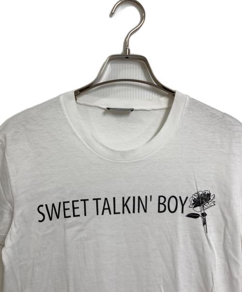 DIOR HOMME（ディオール オム）Dior Homme (ディオール オム) 00ss Sweet Talkin Boy T Shirt ホワイト サイズ:XSの古着・服飾アイテム