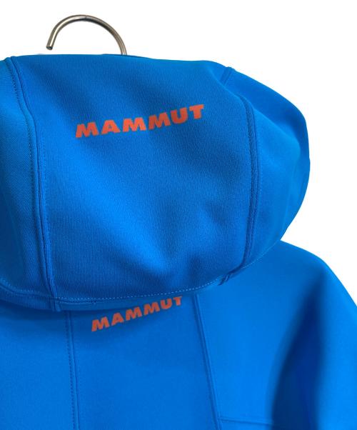 MAMMUT（マムート）MAMMUT (マムート) アイガーエクストリーム　ソフトシェルマウンテンパーカー　アウター　ライトアウター　スポーツ　アウトドア ブルー×レッド サイズ:Sの古着・服飾アイテム