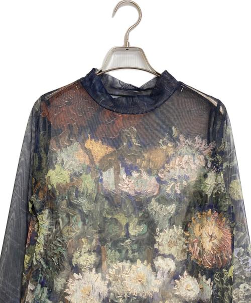 Ameri（アメリ）AMERI (アメリ) THE MET (ザメット) SHEER DRESS ブラック サイズ:Sの古着・服飾アイテム