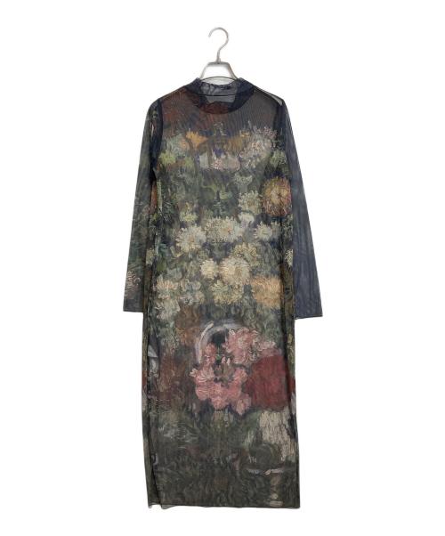 Ameri（アメリ）AMERI (アメリ) THE MET (ザメット) SHEER DRESS ブラック サイズ:Sの古着・服飾アイテム