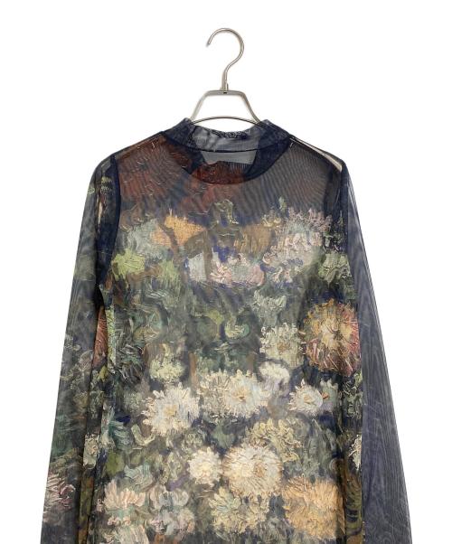 Ameri（アメリ）AMERI (アメリ) THE MET (ザメット) SHEER DRESS ブラック サイズ:Sの古着・服飾アイテム