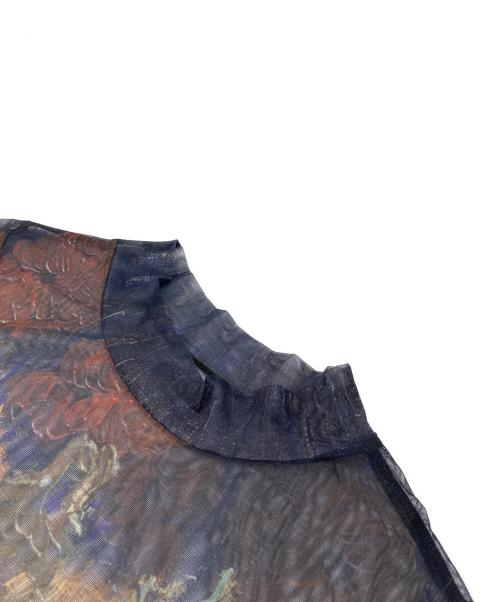 Ameri（アメリ）AMERI (アメリ) THE MET (ザメット) SHEER DRESS ブラック サイズ:Sの古着・服飾アイテム