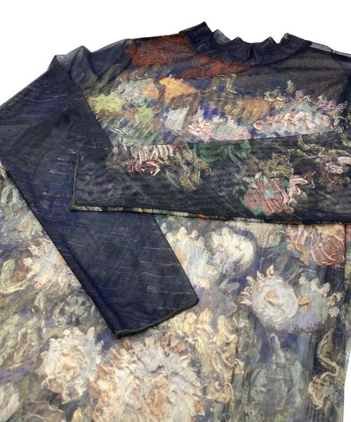 Ameri（アメリ）AMERI (アメリ) THE MET (ザメット) SHEER DRESS ブラック サイズ:Sの古着・服飾アイテム