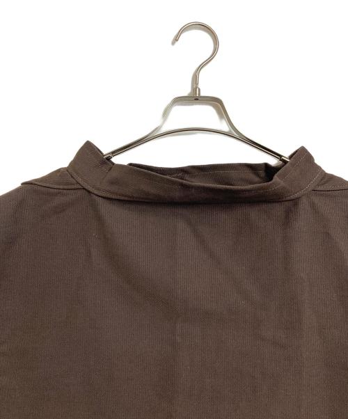 NEWLYN SMOCKS（ニューリンスモック）Newlyn Smocks (ニューリンスモック) フィッシャーマンズ スモック　イギリス製 ブラウン サイズ:Mの古着・服飾アイテム