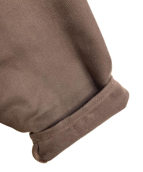 NEWLYN SMOCKS（ニューリンスモック）Newlyn Smocks (ニューリンスモック) フィッシャーマンズ スモック　イギリス製 ブラウン サイズ:Mの古着・服飾アイテム