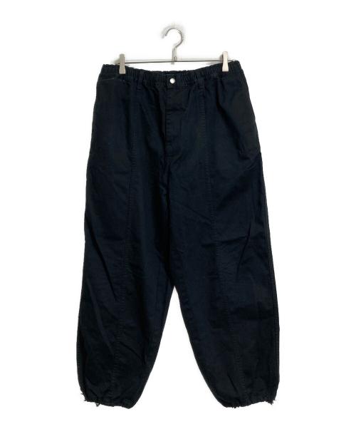 CUP AND CONE（カップアンドコーン）CUP AND CONE (カップアンドコーン) Cotton Twill Baggy Pants ブラック サイズ:1の古着・服飾アイテム
