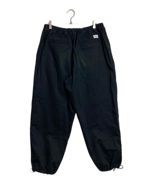 CUP AND CONE（カップアンドコーン）CUP AND CONE (カップアンドコーン) Cotton Twill Baggy Pants ブラック サイズ:1の古着・服飾アイテム