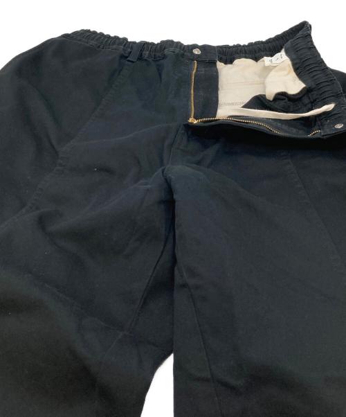CUP AND CONE（カップアンドコーン）CUP AND CONE (カップアンドコーン) Cotton Twill Baggy Pants ブラック サイズ:1の古着・服飾アイテム
