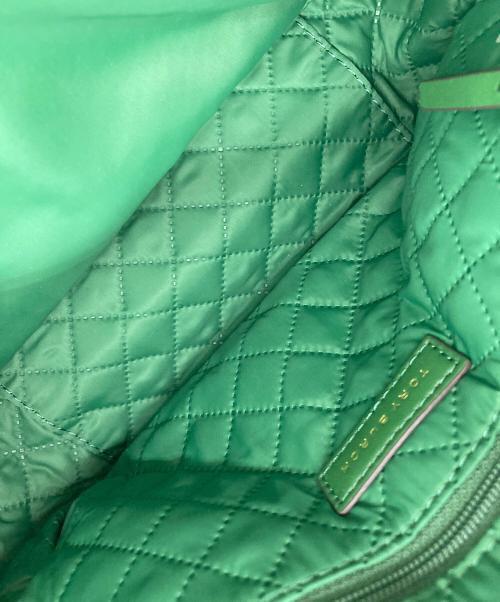 TORY BURCH（トリーバーチ）TORY BURCH (トリーバーチ) ナイロンショルダーバッグ　ハンドバッグ　2WAYバッグ ブルー サイズ:実寸参照の古着・服飾アイテム