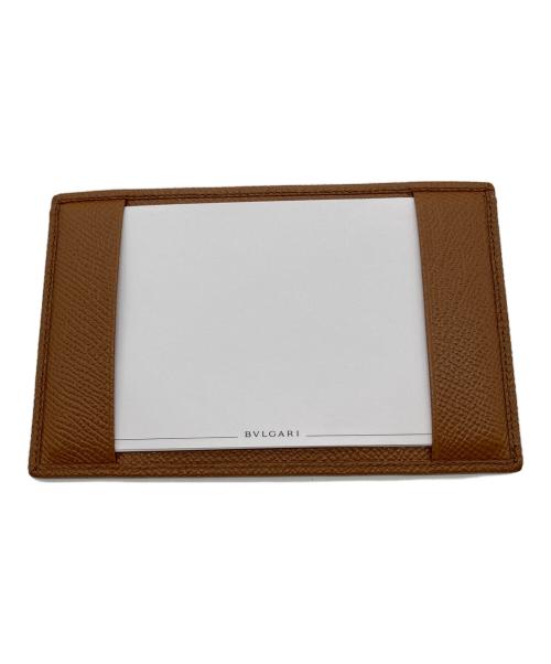 BVLGARI（ブルガリ）BVLGARI (ブルガリ) カードケース　名刺入れ ブラウン サイズ:実寸参照の古着・服飾アイテム