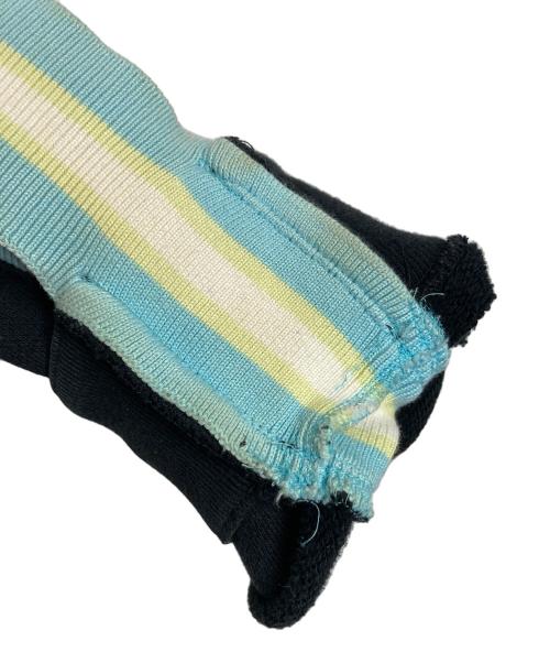 FACETASM（ファセッタズム）FACETASM (ファセッタズム) RIB CUT OFF BIG HOODIE ロブカットオフビッグフーディ　ジップパーカー　オーバーサイズ　日本製 ブラック サイズ:4の古着・服飾アイテム