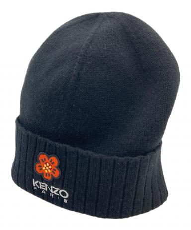中古・古着通販】KENZO (ケンゾー) ボケフラワーロゴ刺繍ビーニー