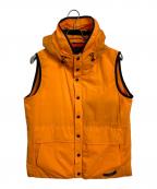 TATRASタトラス）の古着「ライトダウンベスト　ナイロンベスト　アウター　ライトアウター」｜オレンジ