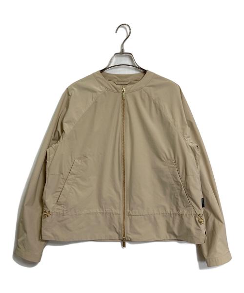 WOOLRICH（ウールリッチ）WOOLRICH (ウールリッチ) ブルゾン　CITY BOMBER  アウター　ライトアウター　ダブルジップ ベージュ サイズ:Sの古着・服飾アイテム