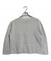 UNTITLED（アンタイトル）の古着「コットン混 ガーターニット　薄手ニット　日本製」｜ライトグレー