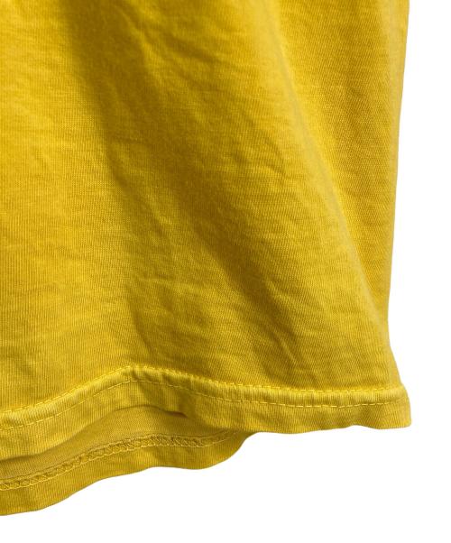 stussy（ステューシー）stussy (ステューシー) ロゴTシャツ　Tシャツ　TEE  半袖カットソー　メキシコ製 イエロー サイズ:Sの古着・服飾アイテム