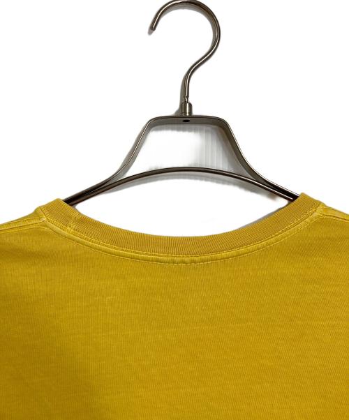 stussy（ステューシー）stussy (ステューシー) ロゴTシャツ　Tシャツ　TEE  半袖カットソー　メキシコ製 イエロー サイズ:Sの古着・服飾アイテム
