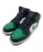 NIKEナイキ）の古着「GS AIR JORDAN 1 MID エアジョーダン1 ミッド」｜GREEN TOE