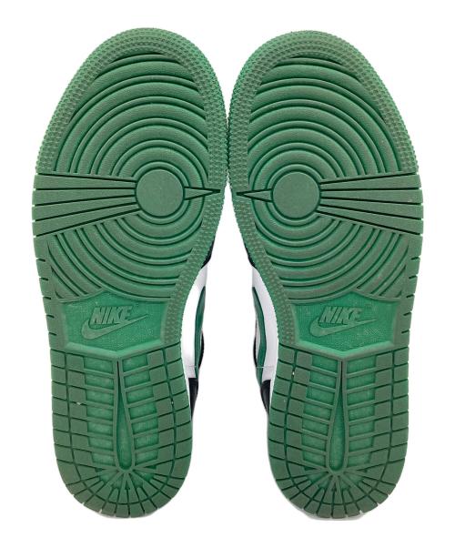 NIKE（ナイキ）NIKE (ナイキ) GS AIR JORDAN 1 MID エアジョーダン1 ミッド GREEN TOE サイズ:24.5cmの古着・服飾アイテム