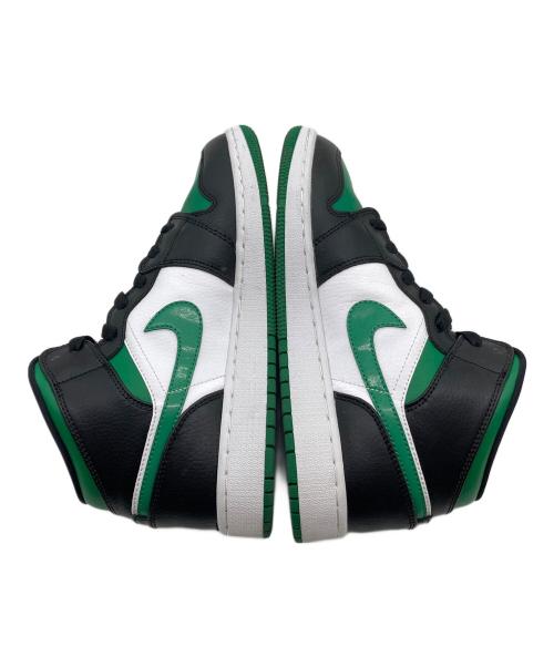 NIKE（ナイキ）NIKE (ナイキ) GS AIR JORDAN 1 MID エアジョーダン1 ミッド GREEN TOE サイズ:24.5cmの古着・服飾アイテム