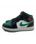 NIKE (ナイキ) GS AIR JORDAN 1 MID エアジョーダン1 ミッド GREEN TOE サイズ:24.5cm：6000円