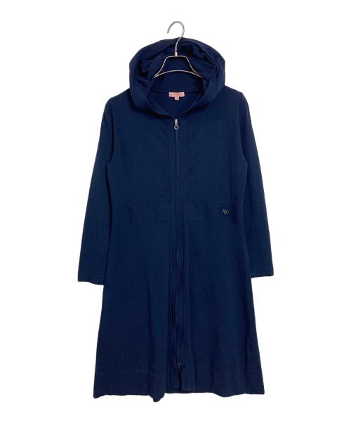 TOCCA（トッカ）TOCCA (トッカ) WHALEロングカーディガン　ニットワンピース ネイビー サイズ:XSの古着・服飾アイテム