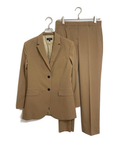 theory（セオリー）セットアップ Travel Wool Classic Blazer  Travel Wool Tailored Trouser  トラベルウールクラシックブレザー　パンツスーツ　セットアップスーツ　オフィスカジュアル　セレモニーの古着・服飾アイテム