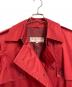 Yves Saint Laurent (イヴサンローラン) トレンチコート　アウター　ライトアウター レッド サイズ:M：5000円