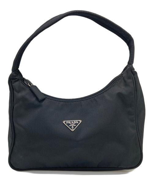 PRADA（プラダ）PRADA (プラダ) ナイロンハンドバッグ　ミニバッグ ブラック サイズ:実寸参照の古着・服飾アイテム