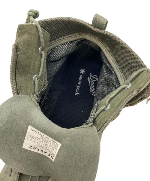 Danner（ダナー）Danner (ダナー) snow peak (スノーピーク) ショートブーツ TACHYON FIELD SP オリーブ サイズ:UK 9 1/2の古着・服飾アイテム