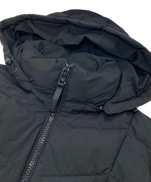 Calvin Klein（カルバンクライン）Calvin Klein (カルバンクライン) SHIMMER INFINITE WARMTH PUFFER COAT  パッファーコート　中綿コート　ミドル丈 ブラック サイズ:Sの古着・服飾アイテム