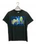 Hanes（ヘインズ）の古着「【古着】Led zeppelin zoso ツアーTシャツ レッド・ツェッペリン スワンソング T シャツ　1995 MYTHGEM LTD コピーライター有  USA製」｜ブラック
