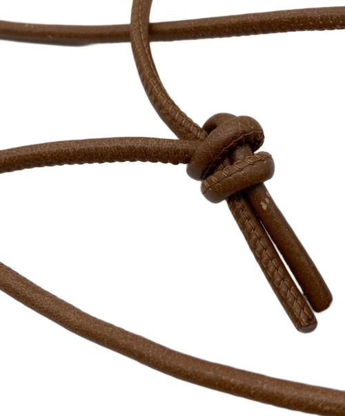 J&M DAVIDSON（ジェイ＆エム デヴィッドソン）J&M DAVIDSON (ジェイ＆エム デヴィッドソン) ショルダーポーチ LOSANGE スマートフォンフォルダー ベージュ サイズ:実寸の古着・服飾アイテム