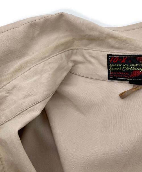 10-X MFG（テンエックス）10-X MFG (テンエックス) 【古着】60’S~70'Sハンティングジャケット　アウター　ライトアウター　60年代〜70年代前後 ベージュ サイズ:46の古着・服飾アイテム