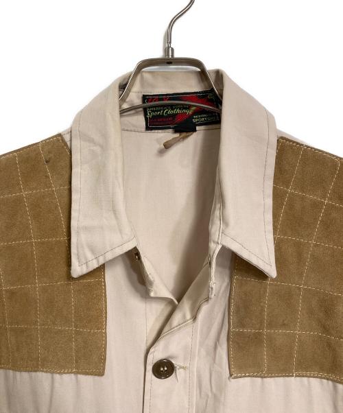 10-X MFG（テンエックス）10-X MFG (テンエックス) 【古着】60’S~70'Sハンティングジャケット　アウター　ライトアウター　60年代〜70年代前後 ベージュ サイズ:46の古着・服飾アイテム