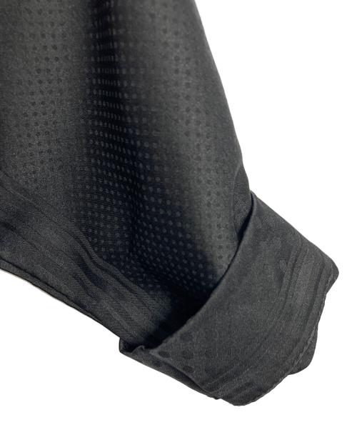 ear PAPILLONNER（イアパピヨネ）ear PAPILLONNER (イアパピヨネ) マルチドットワンピース　長袖ワンピース　ロングワンピース　ロングドレス　デザインワンピース ブラック サイズ:FREEの古着・服飾アイテム