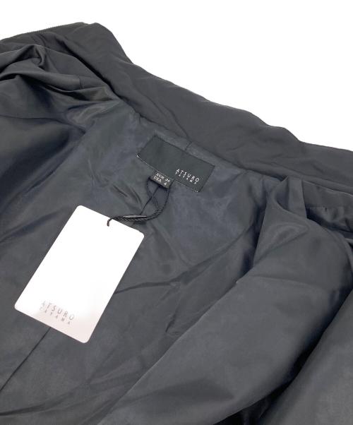 ATSURO TAYAMA（アツロウ タヤマ）ATSURO TAYAMA (アツロウ タヤマ) タフタキルティングブルゾン　ラグランジャケット ブラック サイズ:S 未使用品の古着・服飾アイテム