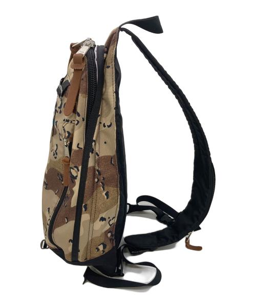 GREGORY（グレゴリー）GREGORY (グレゴリー) BEAMS BOY (ビームスボーイ) SPIN SLING V2 スリングバック ベージュ チョコチップカモ サイズ:実寸参照の古着・服飾アイテム